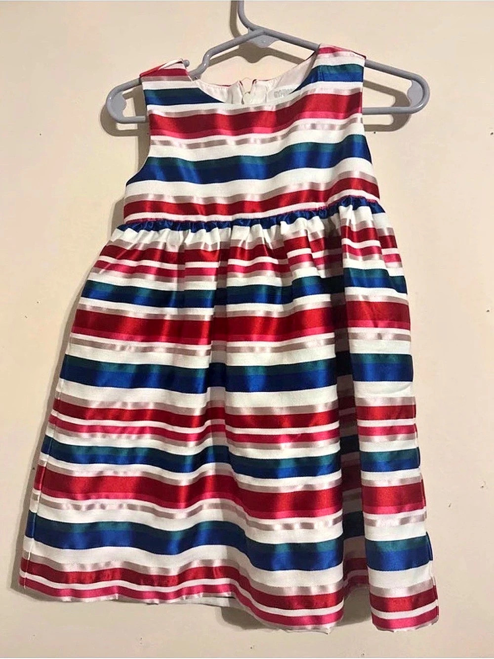 Gymboree Striped Dress Red & Blue Baby 18-24M